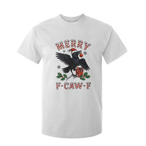 Merry F Caw F Raven Lover T Shirt For Kid Funny Holidays Gift - Print Your Wear