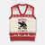 Merry F Caw F Raven Lover V-Neck Knit Sweater Vest Funny Holidays Gift - Print Your Wear