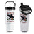 Merry F Caw F Raven Lover Flip Straw Tumbler Funny Holidays Gift - Print Your Wear