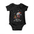 Merry F Caw F Raven Lover Baby Onesie Funny Christmas Gift - Print Your Wear