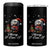 Merry F Caw F Raven Lover 4 in 1 Can Cooler Tumbler Funny Christmas Gift - Print Your Wear