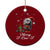 Merry F Caw F Raven Lover Ceramic Ornament Funny Xmas Gift - Print Your Wear