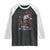 Merry F Caw F Raven Lover Raglan Shirt Funny Christmas Gift - Print Your Wear