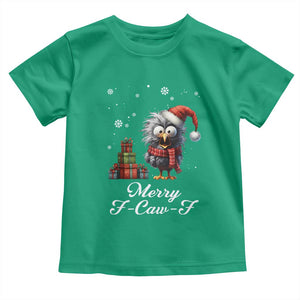 Merry F Caw F Raven Lover Toddler T Shirt Funny Christmas Gift TS12 Irish Green Print Your Wear