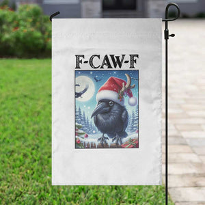 F Caw F Christmas Raven Garden Flag Funny Bird Lover Gift - Print Your Wear