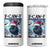 F Caw F Christmas Raven 4 in 1 Can Cooler Tumbler Funny Bird Lover Gift - Print Your Wear