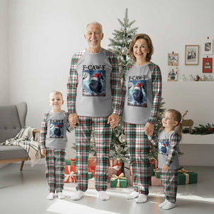 F Caw F Xmas Raven Plaid Pajama Set Funny Bird Lover Gift TS12 Christmas Plaid Print Your Wear