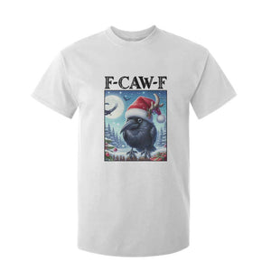 F Caw F Christmas Raven T Shirt For Kid Funny Bird Lover Gift TS12 White Print Your Wear