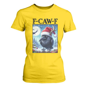 F Caw F Christmas Raven T Shirt For Women Funny Bird Lover Gift TS12 Daisy Print Your Wear
