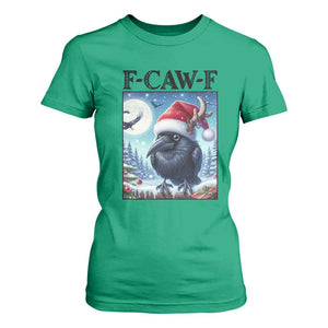 F Caw F Christmas Raven T Shirt For Women Funny Bird Lover Gift TS12 Irish Green Print Your Wear