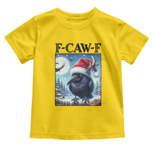 F Caw F Christmas Raven Toddler T Shirt Funny Bird Lover Gift TS12 Daisy Print Your Wear
