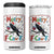 Funny Christmas Santa Raven 4 in 1 Can Cooler Tumbler Merry F Caw F Joke Gift - Print Your Wear