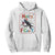 Funny Christmas Santa Raven Hoodie Merry F Caw F Joke Gift - Print Your Wear