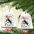 Funny Xmas Santa Raven Ceramic Ornament Merry F Caw F Joke Gift TS12 Print Your Wear