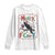 Funny Christmas Santa Raven Long Sleeve Shirt Merry F Caw F Joke Gift TS12 White Print Your Wear