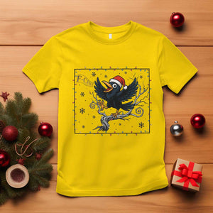 Funny Christmas Raven Lovers T Shirt F Caw F Joke Gift - Print Your Wear