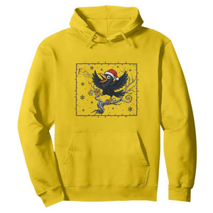 Funny Christmas Raven Lovers Hoodie F Caw F Joke Gift - Print Your Wear