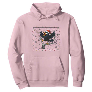 Funny Christmas Raven Lovers Hoodie F Caw F Joke Gift TS12 Light Pink Print Your Wear