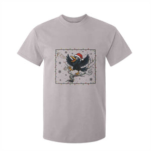 Funny Christmas Raven Lovers T Shirt For Kid F Caw F Joke Gift TS12 Ice Gray Print Your Wear