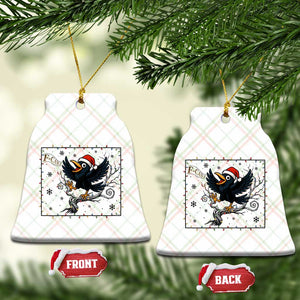 Funny Xmas Raven Lovers Ceramic Ornament F Caw F Joke Gift TS12 Print Your Wear