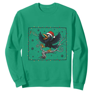 Funny Christmas Raven Lovers Sweatshirt F Caw F Joke Gift TS12 Irish Green Print Your Wear