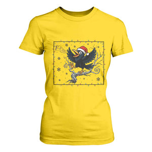 Funny Christmas Raven Lovers T Shirt For Women F Caw F Joke Gift TS12 Daisy Print Your Wear