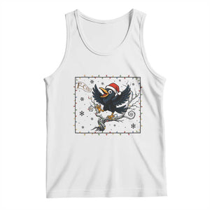 Funny Christmas Raven Lovers Tank Top F Caw F Joke Gift - Print Your Wear