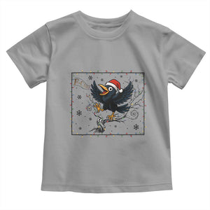Funny Christmas Raven Lovers Toddler T Shirt F Caw F Joke Gift - Print Your Wear