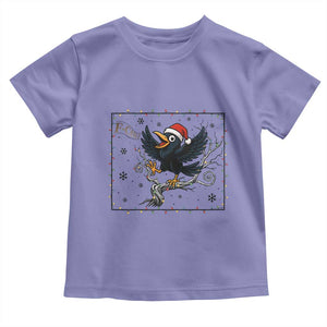 Funny Christmas Raven Lovers Toddler T Shirt F Caw F Joke Gift - Print Your Wear