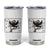 Funny Christmas Raven Lovers Tumbler Cup F Caw F Joke Gift - Print Your Wear