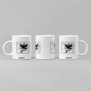 Funny Christmas Raven Lovers Coffee Mug F Caw F Joke Gift - Print Your Wear