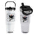 Funny Christmas Raven Lovers Flip Straw Tumbler F Caw F Joke Gift - Print Your Wear