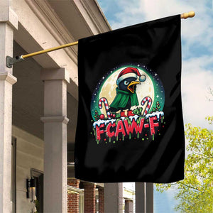 Funny F Caw F Raven Joke Garden Flag Holiday Gift - Print Your Wear