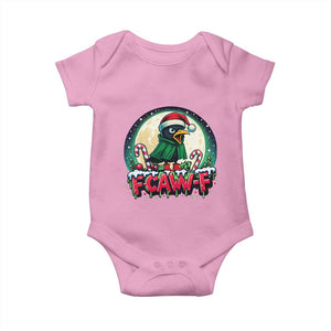 Funny F Caw F Raven Joke Baby Onesie Holiday Gift TS12 Light Pink Print Your Wear