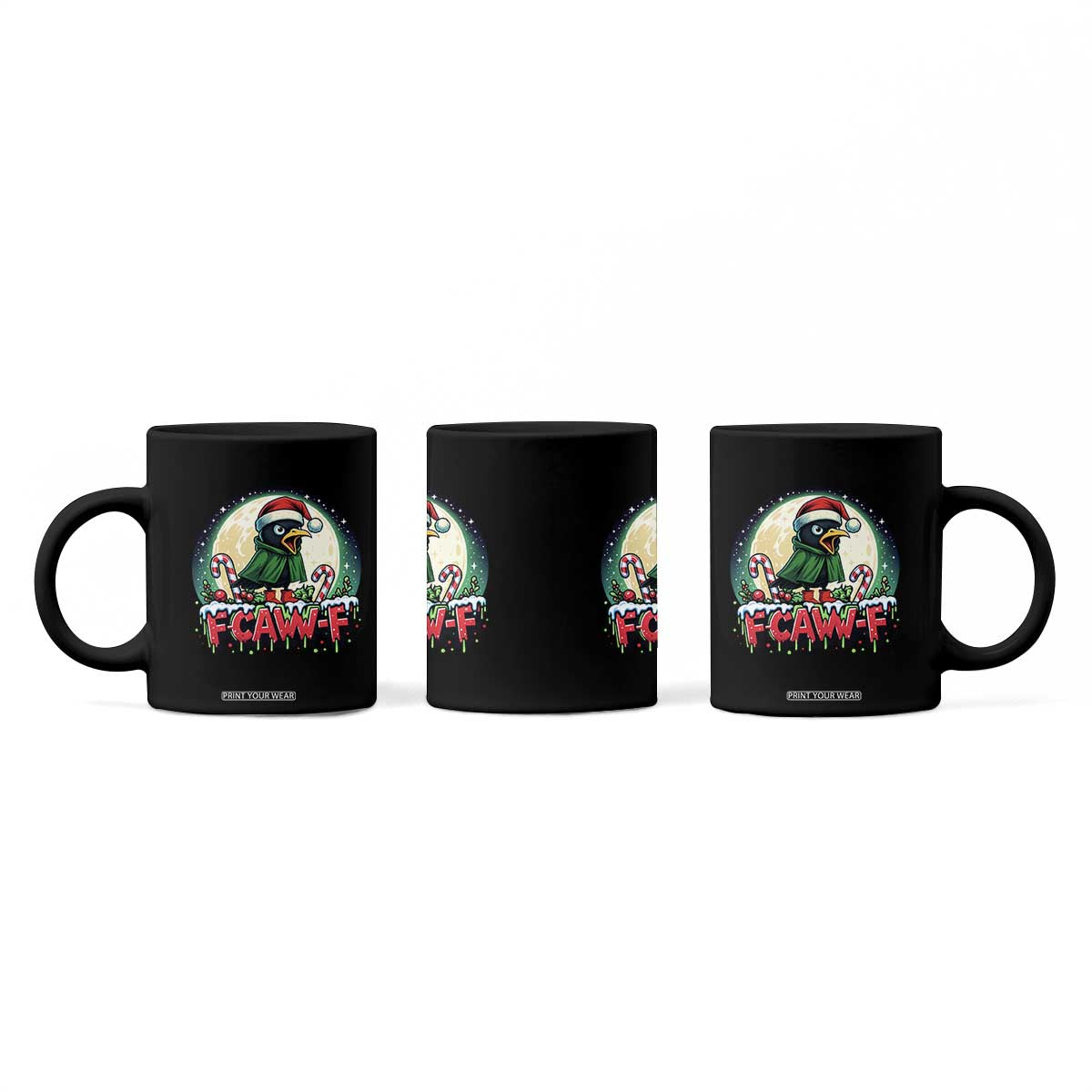 Funny F Caw F Raven Joke Coffee Mug Holiday Gift TS12 Print Your Wear