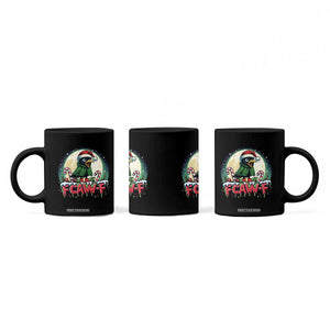 Funny F Caw F Raven Joke Coffee Mug Holiday Gift - Print Your Wear