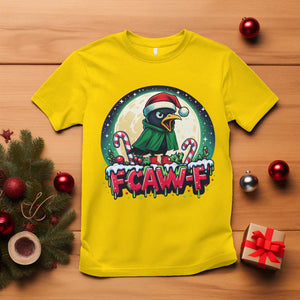 Funny F Caw F Raven Joke T Shirt Holiday Gift TS12 Daisy Print Your Wear