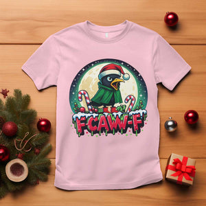 Funny F Caw F Raven Joke T Shirt Holiday Gift TS12 Light Pink Print Your Wear