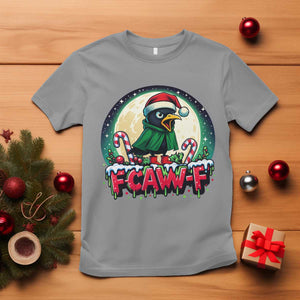 Funny F Caw F Raven Joke T Shirt Holiday Gift TS12 Sport Gray Print Your Wear