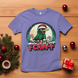 Funny F Caw F Raven Joke T Shirt Holiday Gift TS12 Violet Print Your Wear