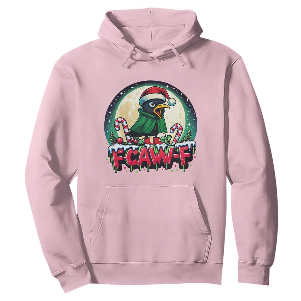 Funny F Caw F Raven Joke Hoodie Holiday Gift TS12 Light Pink Print Your Wear