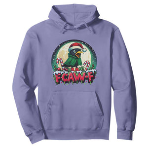 Funny F Caw F Raven Joke Hoodie Holiday Gift TS12 Violet Print Your Wear