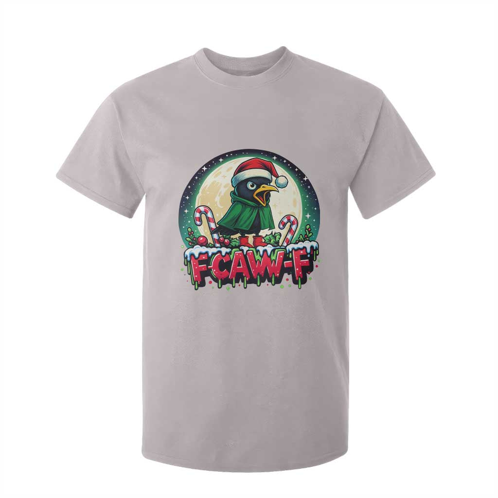 Funny F Caw F Raven Joke T Shirt For Kid Holiday Gift TS12 Ice Gray Print Your Wear