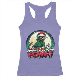 Funny F Caw F Raven Joke Racerback Tank Top Holiday Gift TS12 Violet Print Your Wear