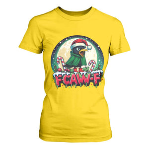 Funny F Caw F Raven Joke T Shirt For Women Holiday Gift TS12 Daisy Print Your Wear