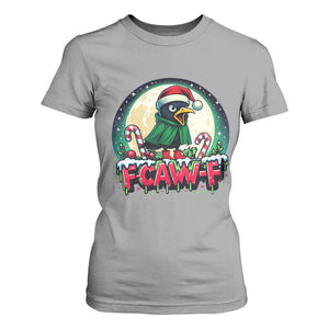 Funny F Caw F Raven Joke T Shirt For Women Holiday Gift TS12 Sport Gray Print Your Wear