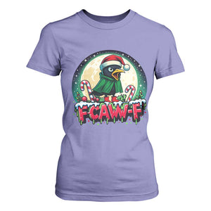 Funny F Caw F Raven Joke T Shirt For Women Holiday Gift TS12 Violet Print Your Wear