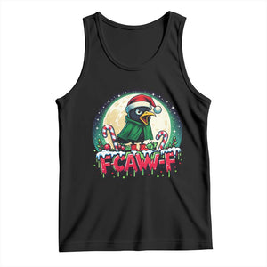 Funny F Caw F Raven Joke Tank Top Holiday Gift - Print Your Wear