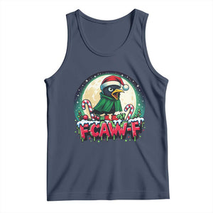 Funny F Caw F Raven Joke Tank Top Holiday Gift TS12 Navy Print Your Wear