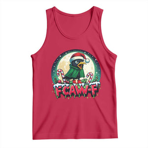 Funny F Caw F Raven Joke Tank Top Holiday Gift TS12 Red Print Your Wear